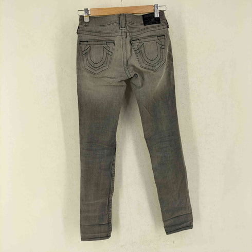 トゥルーレリジョン TRUE RELIGION USA製 5ポケット スリム デニムパンツ レディース 24