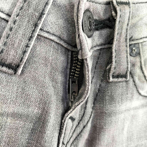 トゥルーレリジョン TRUE RELIGION USA製 5ポケット スリム デニムパンツ レディース 24