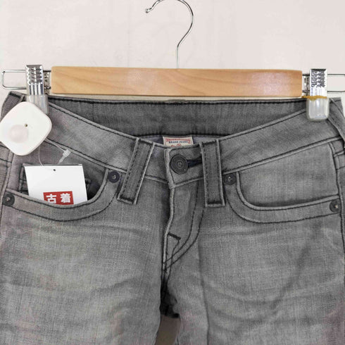 トゥルーレリジョン TRUE RELIGION USA製 5ポケット スリム デニムパンツ レディース 24