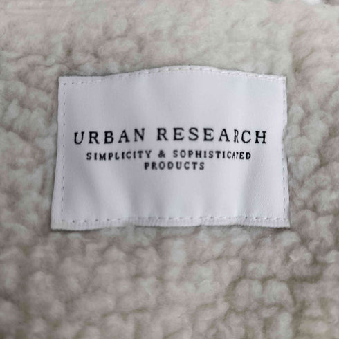アーバンリサーチ URBAN RESEARCH polartec ノーカラー ボアフリースコート レディース FREE