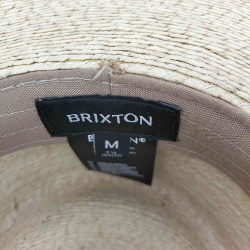 ブリクストン Brixton 中折れ 麦わら ストローハット メンズ M