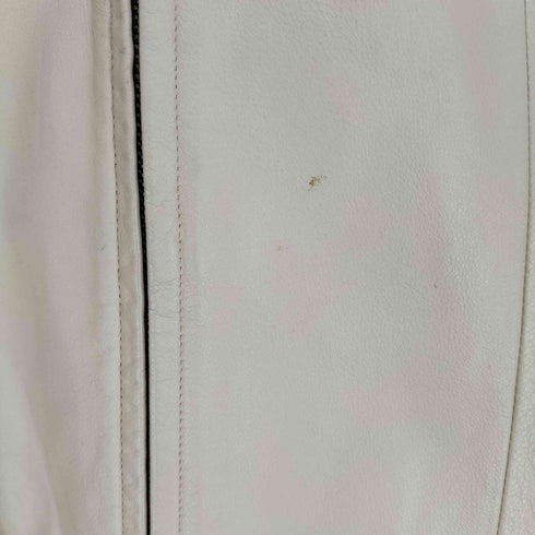 カステルバジャック CASTELBAJAC real leather リアルレザー スタンドカラー レザー ジャケット レディース 66