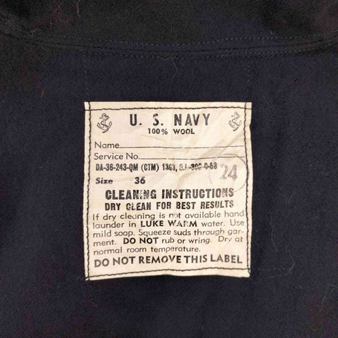 ユーエスネイビー U.S.NAVY サービスドレス セーラーシャツ メンズ US:36