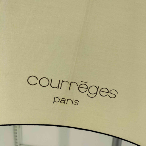 クレージュ courreges ロゴプリント パイピング アンブレラ 傘 レディース