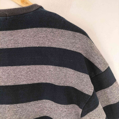 ポールスミスジーンズ Paul Smith JEANS medallion sportswear ボーダー コットン クルーネックニット メンズ import:M