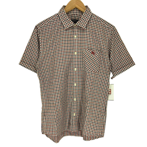 バーバリーブラックレーベル BURBERRY BLACK LABEL ギンガムチェック レギュラーカラーシャツ メンズ 2