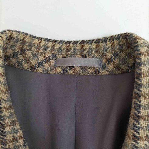 lytham ウール混 千鳥格子 2Bシングルテーラードジャケット メンズ