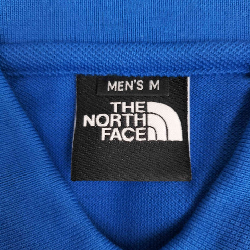 ザノースフェイス THE NORTH FACE ロゴ刺繍 半袖ポロシャツ メンズ import:M
