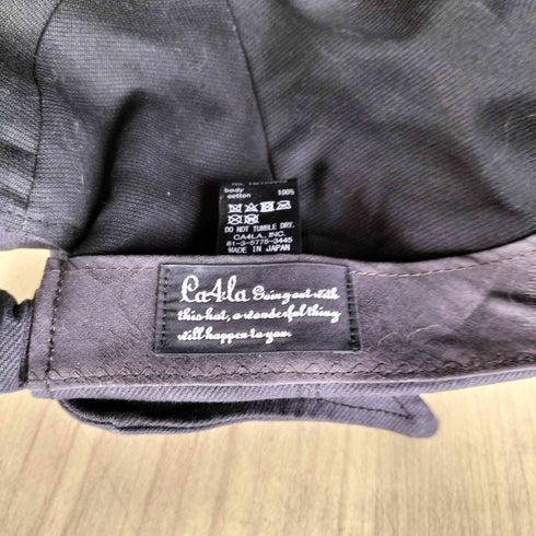 カシラ CA4LA バックリボンデニムキャップ レディース
