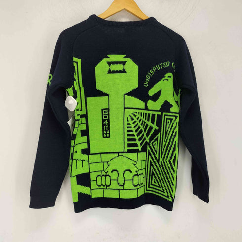 Art & Revolution Organization グラフィック フリーダムスリーブ クルーネックニット メンズ JPN:M