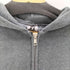 ラッセル Russell 00S OLD Dri-POWER ブランク 無地 ジップ アップ パーカー 裏起毛 チャコール メンズ import:L