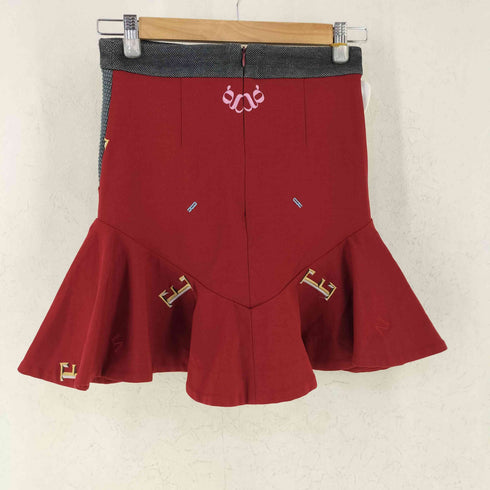 2% TOKYO 刺繍デザイン ミニスカート レディース S