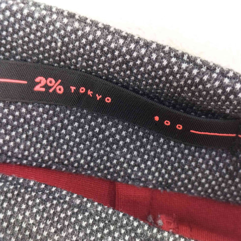 2% TOKYO 刺繍デザイン ミニスカート レディース S