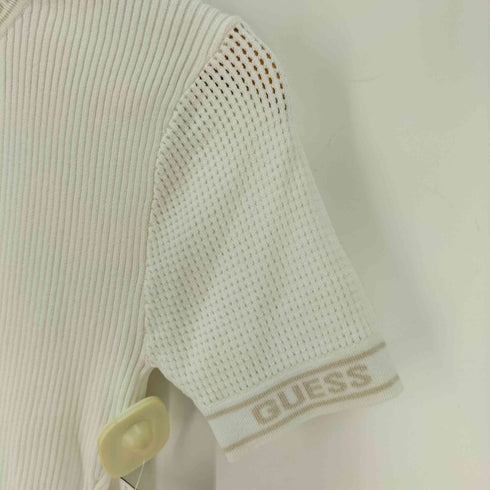 ゲス GUESS Eco Badie ロゴ入り ニットトップ レディース JPN:S