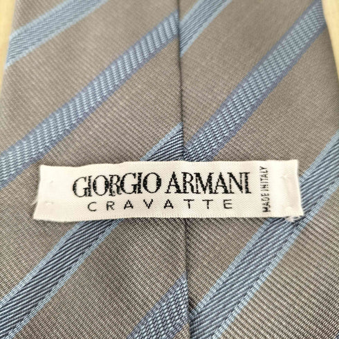 ジョルジオアルマーニ Giorgio Armani ストライプ シルク ネクタイ メンズ
