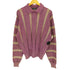 イッセイミヤケメン ISSEY MIYAKE MEN 80S 筆タグ ストライプ 切替 ニット ポロ メンズ JPN:M