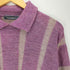 イッセイミヤケメン ISSEY MIYAKE MEN 80S 筆タグ ストライプ 切替 ニット ポロ メンズ JPN:M