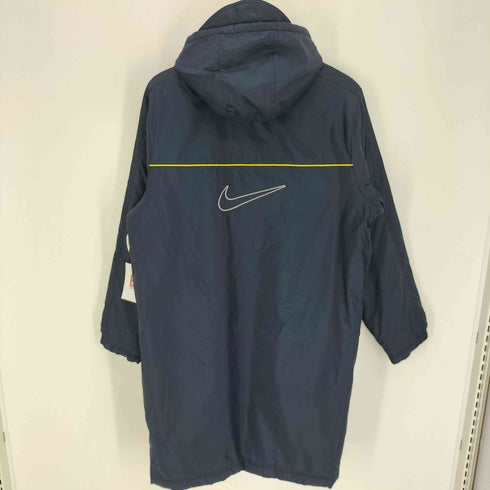 ナイキ NIKE 00S グレータグ 背面 スウッシュ刺繍 フーデット ナイロンコート メンズ import:L