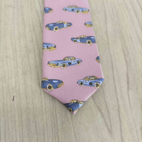 MEN'S COLLECTION メンズ コレクション 車 デザイン シルク ネクタイ メンズ