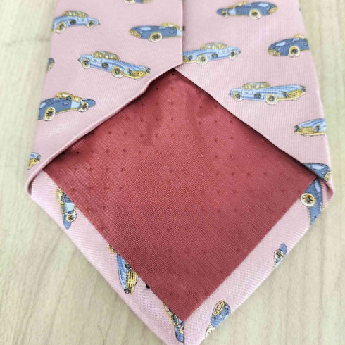 MEN'S COLLECTION メンズ コレクション 車 デザイン シルク ネクタイ メンズ