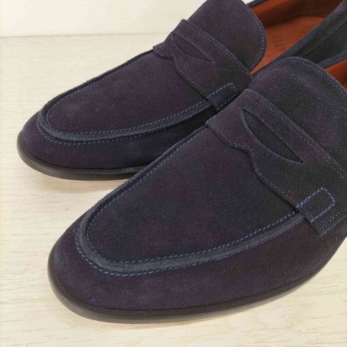 GLENFORD/ スエード コインローファー メンズ JPN:42