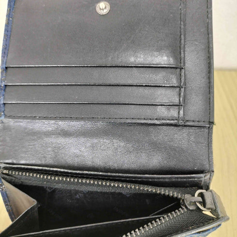 INDEN-YA 印傳屋 漆塗り 花 二つ折り 財布 レディース