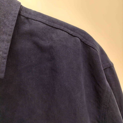 ジョージ GEORGE 90-00S フェイクスエード フラップポケット レギュラーカラー L/S シャツ メンズ import:XL