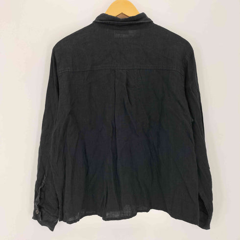 チコズデザイン CHICOS DESIGN 90S レギュラーカラーリネンシャツ レディース JPN:2