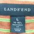 ランズエンド LANDS END 00S SAIL RIGGER OXFORD ストライプ L/S オックスフォード シャツ メンズ import:L