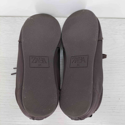 ザラ ZARA サテン ローカット スニーカー レディース EUR:35