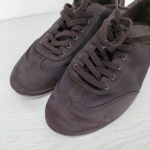 ザラ ZARA サテン ローカット スニーカー レディース EUR:35