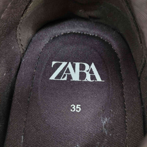 ザラ ZARA サテン ローカット スニーカー レディース EUR:35