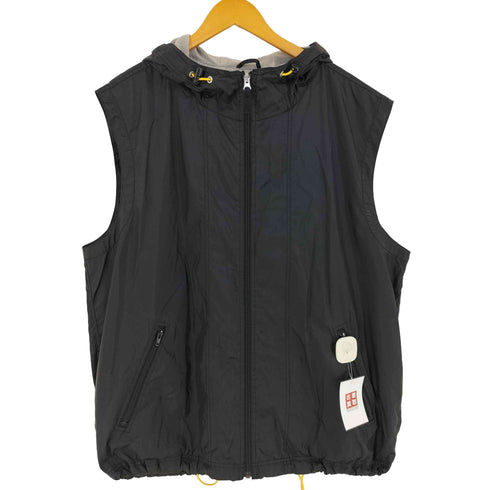 ギャップ Gap 00s OLD ジップアップ フーデッド ナイロン ベスト メンズ XL