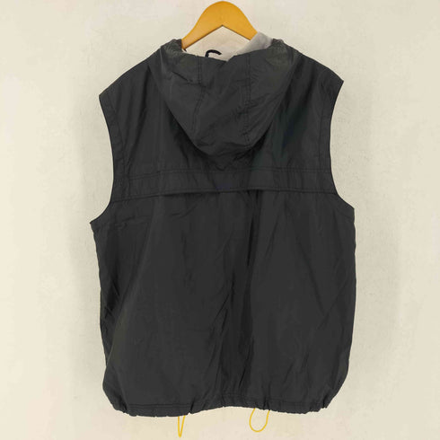 ギャップ Gap 00s OLD ジップアップ フーデッド ナイロン ベスト メンズ XL