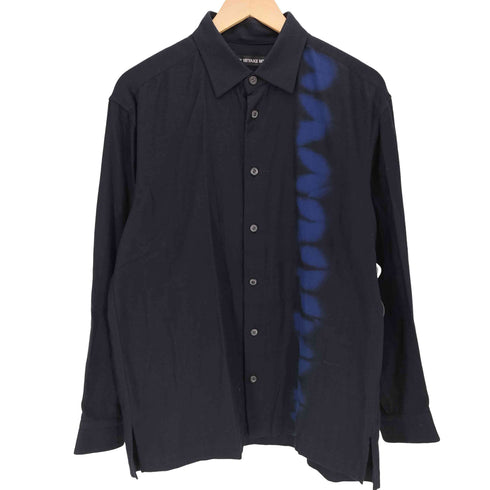 イッセイミヤケメン ISSEY MIYAKE MEN 17AW スプレー 転写 プリント フランネル レギュラーカラー L/S シャツ メンズ JPN:3