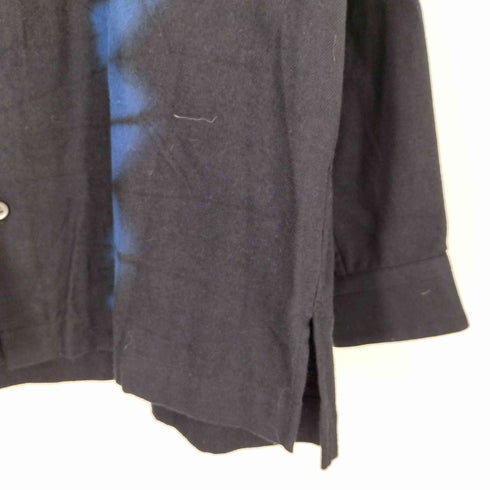イッセイミヤケメン ISSEY MIYAKE MEN 17AW スプレー 転写 プリント フランネル レギュラーカラー L/S シャツ メンズ JPN:3