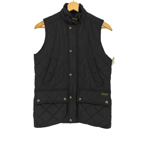 ポロラルフローレン POLO RALPH LAUREN コーデュロイ切替 キルティングベスト レディース import:XS
