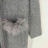 TRUBE トゥルベ rabbit fur ラビットファー ポケット ロングガウンコート レディース