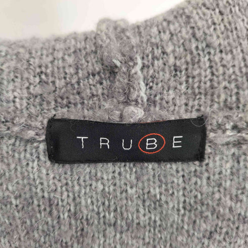TRUBE トゥルベ rabbit fur ラビットファー ポケット ロングガウンコート レディース