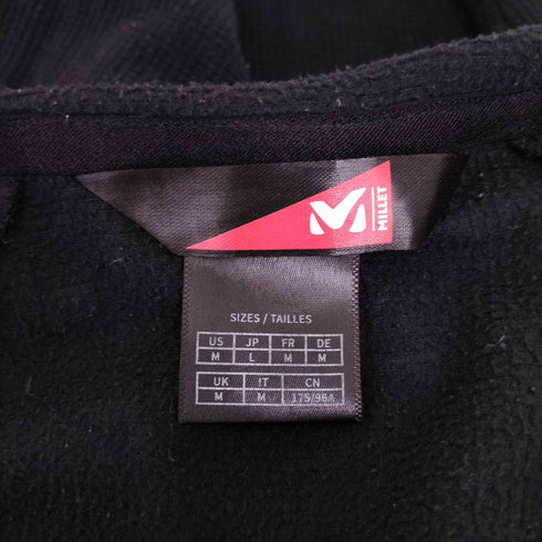 ミレー MILLET polartec ワッフル ジップアップパーカー メンズ JPN:L
