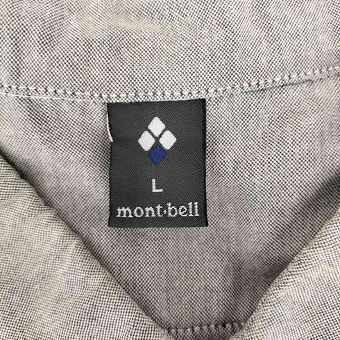 モンベル mont bell コアスパン オックスフォード ショートスリーブ ボタンダウンシャツ メンズ JPN:L