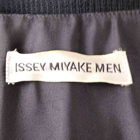 イッセイミヤケメン ISSEY MIYAKE MEN 90S 96SS 畦編み リブニット切替 フロントシーム ナイロン ベスト メンズ JPN:M