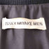 イッセイミヤケメン ISSEY MIYAKE MEN 90S 96SS 畦編み リブニット切替 フロントシーム ナイロン ベスト メンズ JPN:M