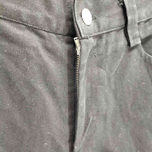 IN BY IN 裾ジップ フレア ボンテ―ジパンツ レディース M