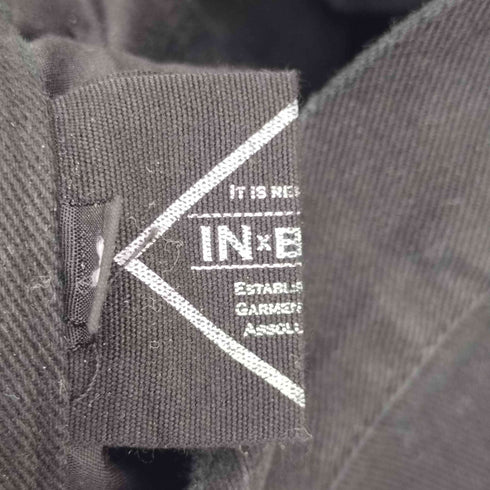 IN BY IN 裾ジップ フレア ボンテ―ジパンツ レディース M