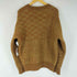ザラ ZARA アルパカ混 チェック柄カーディガン メンズ import:M