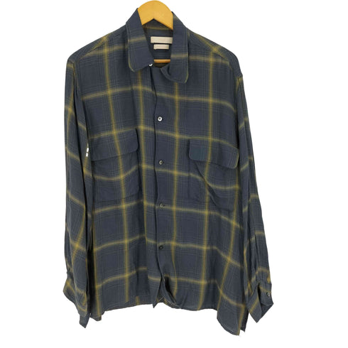 ヨーク YOKE OMBRE PLAID WPOCKET SHIRT オンブレプレイドダブルポケットシャツ メンズ JPN:3