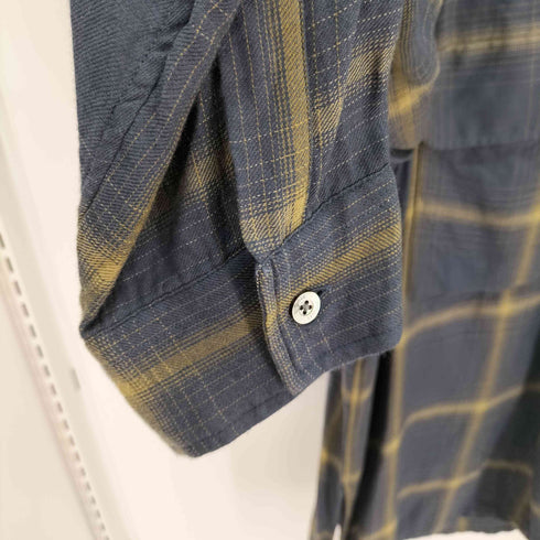 ヨーク YOKE OMBRE PLAID WPOCKET SHIRT オンブレプレイドダブルポケットシャツ メンズ JPN:3