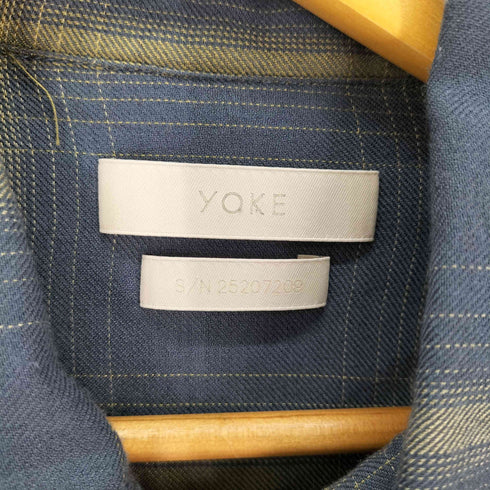 ヨーク YOKE OMBRE PLAID WPOCKET SHIRT オンブレプレイドダブルポケットシャツ メンズ JPN:3
