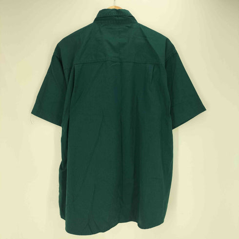 Blue Generation 企業ロゴ 刺繍 ボタンダウン S/S ワークシャツ メンズ import:XL